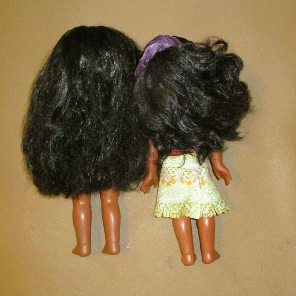 Disney Moana Toddler Doll 14"  Set of 2 Jakks Pacific Necklace     clo - Picture 4 of 6